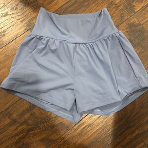 NEW with Tags Halara size Medium Dusty Blue Flowy Lighteight Running Yoga Shorts